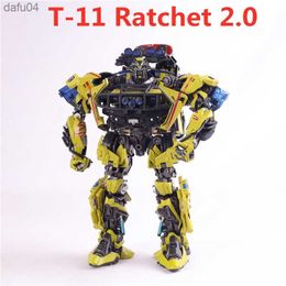 Anime Manga Transformation Masterpiece T-11 T11 Ratchet Oversize Fine Coating Version KO MPM-11 MPM11 Movie Series Action Figure Robot Toys L230522