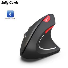 Mice Jelly Comb Ergonomic Vertical Wireless Mouse Bluetooth Optical Mice for Laptop Notebook Computer Gaming Mouse 2400DPI Adjustable