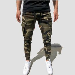 Pants 2021 new men's camouflage pants men's fitness jogging pants street outdoor training clothing men's fitness casual sports pants