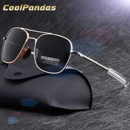 Sunglasses Classic Top quality USA Air Force military Aviation Men Polarized Sunglasses Driving Women Sun Glasses Oculos de sol Masculino L230523