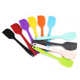 Cake Tools Kitchen Silicone Butter Mixing Batter Cake Spatula Bakery Bar Scraper Baking Tool Kitchenware LT494