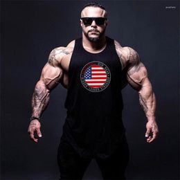 Men's Tank Tops Muscleguys Gyms Clothing Fitness Singlets Men Bodybuilding Stringers Sleeveless Shirt Muscle Vest Brand Tanktops