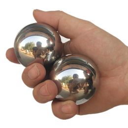 Fitness Balls 2 pcs 40mm/520g 45mm/720g Polished health iron fitness ball hand pieces health-care handball massage ball 230530