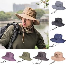 Wide Brim Hats Bow Hat Women Men's Solid Shade Foldable Fishing And Mountaineering Outdoor Sun Fisherman For Men