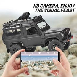 Simulation Defenders Remote Control Off-Road Climbing Car with Front and Rear Light Vehicle Toy Full Scale Four-Wheel Drive