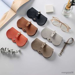 Sunglasses Cases Bags Fashion Portable Glasses Bag Leather Creative Box Storage Anti Pressure Protective Cover