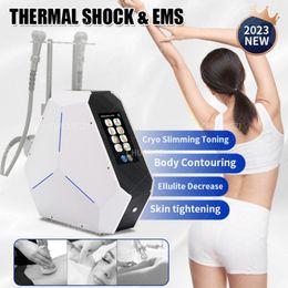 Hot Sales EMS Cool Shock Cryosking Body Sculpting Slimming Equipment Portable Hot and Cold Skin Tightening Machine
