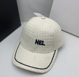 Classic black and white baseball cap net red wool cap casual everything fashionable baseball caps