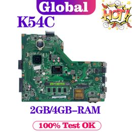 Motherboard KEFU Notebook K54C Mainboard For ASUS X54C Z54C A54C X54C Laptop Motherboard I32310M/Support i3 i5 2G/4G/RAM Maintherboard