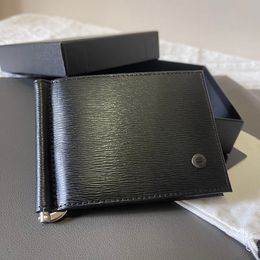 Genuine leather men card holder luxury wallet cash clip short commercial bank card case certificate set women handbag purse