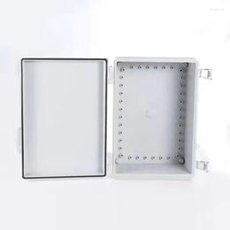 Lamp Holders Hinged Cover Stainless Steel Latch Junction Box With Mounting Plate IP67 Waterproof DIY Electrical Enclosure ABS Plastic