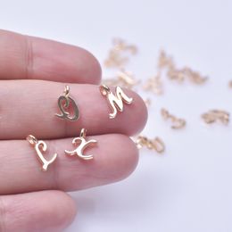 26pcs English Alphabet Letter Charm Initial Charms Pendants For Women Man DIY Jewellery Making Necklace Fashion Jewellery Components