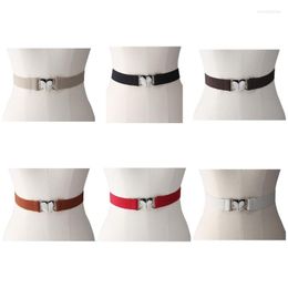 Belts Fashion Teens Heart Shape Buckle Belt Adjustable Waist Straps For Dresses Shirt