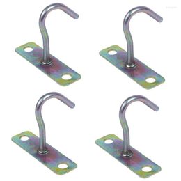 Hooks 4X Fan Fixture Metal J Shaped Ceiling Mount Hook Hanger 80Mm Height