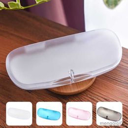 Sunglasses Cases Bags 1PC Portable Transparent Matte Plastic Boxes Reading Eye Glasses Case Eyeglasses Eyewear Accessories for Women Men