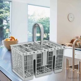 Basket Multifunctional Plastic Universal Dishwasher Cutlery Storage Basket Used Repeatedly Easy To Clean Kitchen Aid Spare Accessories