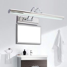 Wall Lamp 42cm Modern Stainless Steel Bathroom Mirror Front Light Cabinet Anti-rust Waterproof Fog LED WF101307