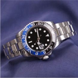 2023 Fashion Wristwatches mens Wristwatches mechanical watch automatic GMT blue ted Ceramic Gold Watches