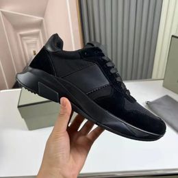 Excellent Brands Design Sports Shoes Men White Black Calfskin Leather Nylon & Mesh Skateboard Walking Party Wedding Luxury Sneakers EU38-46