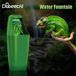 Supplies Reptile Automatic Water Drinking Philtre Drinking Water Fountain Lizard Chameleon Amphibian Terrarium Feeding Drinkers 11X27cm