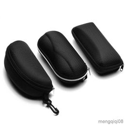 Sunglasses Cases Bags Men and Women Protective Glasses Case Hard Travel Bag Black Portable Accessories Zipper Box