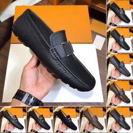 20Model Designer Men Loafers Driving Shoes Big Size 46 Men Leather Shoes Slip on Moccasins Wedding Loafers Luxury Brand Shoes