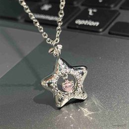 Pendant Necklaces New Star Women Chain Design Sense Valentine Day Gift for Girlfriend Party Jewelry Gifts