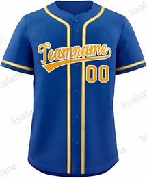 Custom Baseball Jersey Personalized Stitched Hand Embroidery Jerseys Men Women Youth Any Name Any Number Oversize Mixed Shipped Blue 3105022