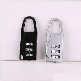 Other Home Garden Travel Lage Lock 3 Digit Combination Padlock Zinc Alloy Number Code For Zipper Bag Backpack Handbag Suitcase Der Dheru