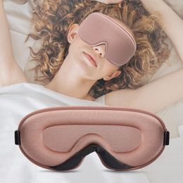 Care Silk Sleeping Mask Soft Smooth Sleep Mask For Eyes Travel Shade Cover Rest Relax Sleeping Blindfold Eye Cover Sleeping Aid