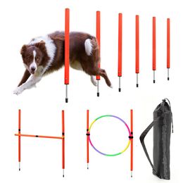 Equipment Dog Agility Equipment Portable Pet Training Equipments Dogs Jumping Training Tool Outdoor Dogs Running Stake Sports Stakes Pole