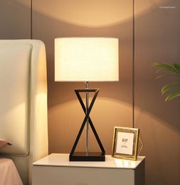 Table Lamps Nordic Simple Decoration Eye Protection Bedroom Living Room Dining Apartment Lamp Girl Net Red Plug Radio