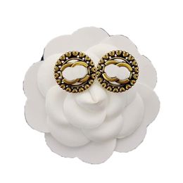 Stud Retro studs Earrings Heart shaped pendant Luxury Women Diamond Pendant Earrings Designer Jewellery Party Family Gift Spring Romantic Girl