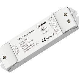 DA4 12-24VDC 4 Channel 4CH Constant Voltage DALI LED Dimmer 4 Address PMW dimming 240w-480w output for led strip light