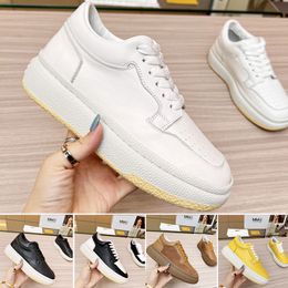 Women Paris Low top sneaker calf leather Inspired by the 80s original basketball shoe Margiela design elements exaggerated square toe MM6s discreet Shoes