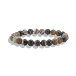 Charm Bracelets 2023 Fashion Natural Stone For Women Men Tiger Eye/Female Beaded Yoga Pulseira Masculina