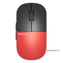 Mice Lenovo Wireless Mouse ThinkPad Thinkplus E3 Mute 2.4Ghz RED Black Shell Laptop Computer