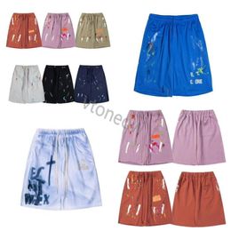 Mens Shorts fashion fitness clothing French Gym Galleryse summer De pts clothes men Casual Sports Shorts Designer Colourful Ink-jet French Classic Printed