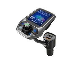 1,8 zoll Farbe Display Bluetooth-kompatibel Car Kit 3 USB Port QC 3,0 Auto Ladegerät FM Sender Auto MP3 Musik Player