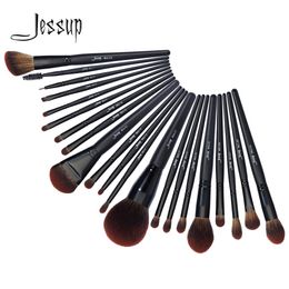 Brushes Jessup Pinceaux Maquillage Face Eyes Makeup Brushes Set Black Powder Concealer Crease Shader Liner 321pcs Cosmetic Brush T271