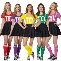 Theme Costume Women Japanese Schoolgirl Cosplay Uniform Girl Sexy Gleeing Cheerleader Costume Set Cheerleading Outfit Halloween Costume Femme 230530