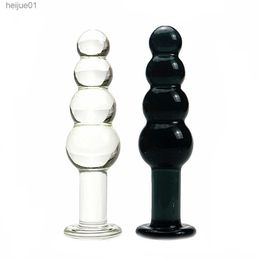 Adult Toys Glass Large Crystal Butt Plug Big Ball Butt Plug Dildo Masturbation Adult Sex Toys Men and Women L230518