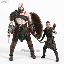 Manga NECA God of War Kratos Atreus Collection Action Figure Movie Model Toy L230522