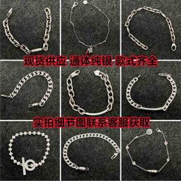20% off 2023 New designer jewelry bracelet necklace ring Cuban Sterling striped strawberry Skull Bracelet for men womennew jewellery
