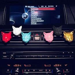 CDCOTN Creative Car Air Freshener Cat Plaster Auto Air Conditioner Outlet Fragrance Clip Decor Ornament Aromatherapy Car Perfume L230523