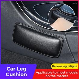 Interior Accessories 1pc Leather Knee Pad For Car Pillow Comfortable Elastic Cushion Memory Foam Universal Thigh Support