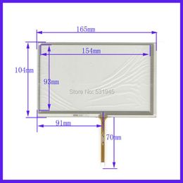 Accessories ZhiYuSun HSTTPA7.1G compatible 165mm*104mm New 7Inch Touch Screen for 7 GPS GLASS 165*104 for soling gps touch