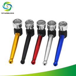 Smoking Pipes Cross border popular metal pipe small smoke pot smoking detachable portable metal