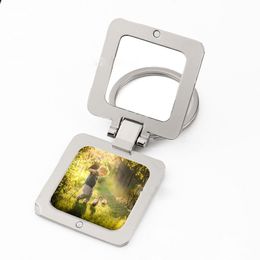 sublimation blank photo frame keychains hot transfer printing high quality key ring material