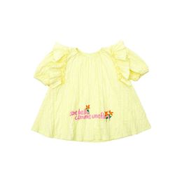 Комплекты одежды, летняя детская версия для девочек, рубашка с летающими рукавами в деревенском стиле, женские детские шорты, комплект, платье с цветочным узором для девочек
